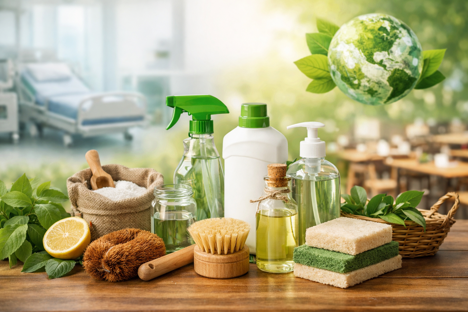 Eco-friendly green cleaning products