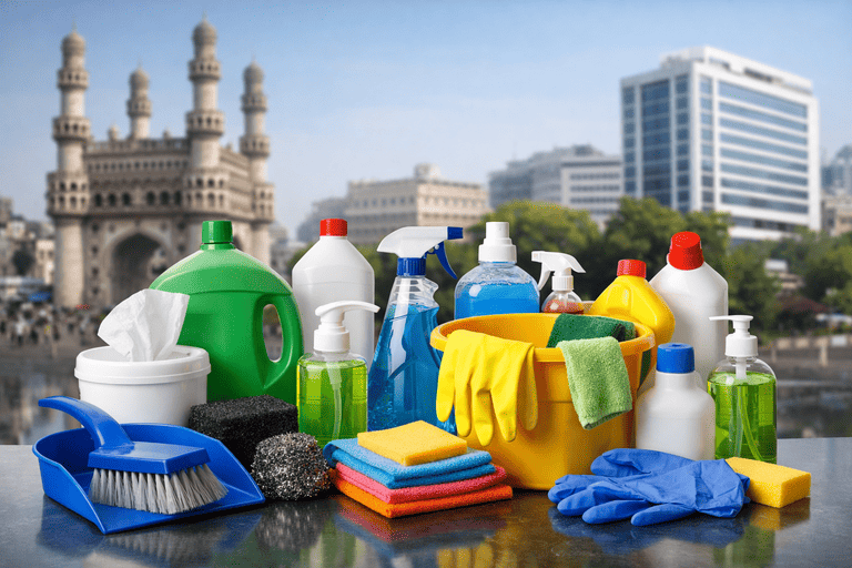 Commercial floor cleaner by housekeeping material suppliers in Hyderabad