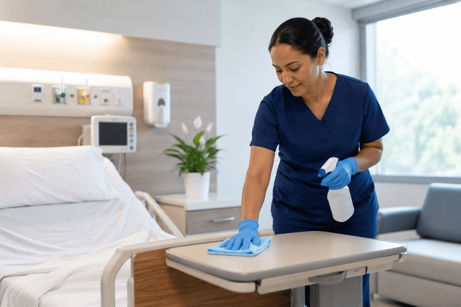 Hospital cleaning